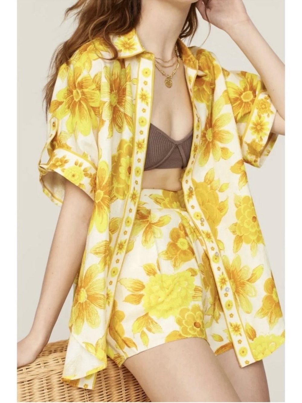 ALEMAIS Sonny Oversized Shirt US 8 - Picture 4 of 12